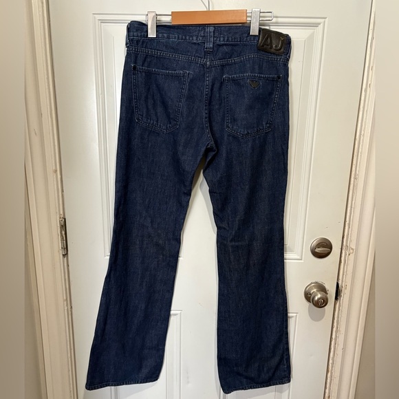 Armani jeans size 32 classic wash bootcut flare style zipper - Picture 4 of 9
